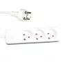 Prailginimo laidas Garbot 24155123-5EE 5m 3 lizdai vidaus patalpoms baltas