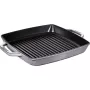 Grilių keptuvė Staub 40511-785-0 33 cm indukcinė grafito pilka