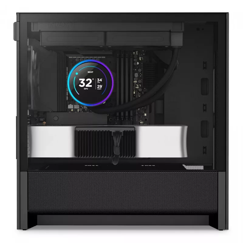 NZXT H3 Flow Micro ATX korpusas - juodas
