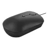 Laidinė optinė pelė Lenovo GY51D20875 USB Type-C, ambidekstrinė, 2400 DPI, 4 mygtukai, juoda