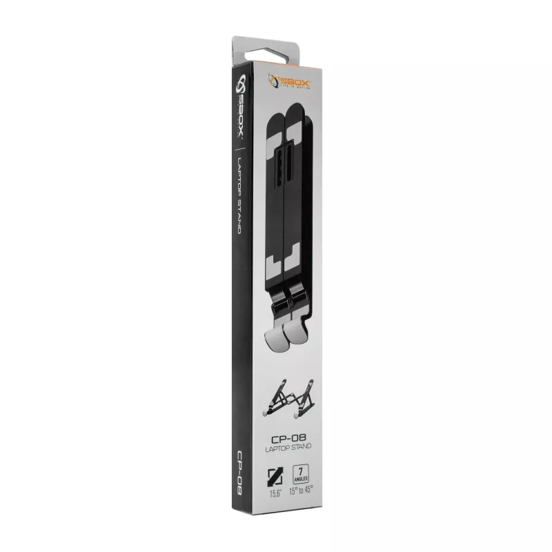 Aušinimo padėklas nešiojamam kompiuteriui SBOX CP-08, 4 ventiliatoriai, USB maitinimas