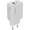 CANYON OnCharge 250 25W 1xPD 1xQC EU baltas įkroviklis