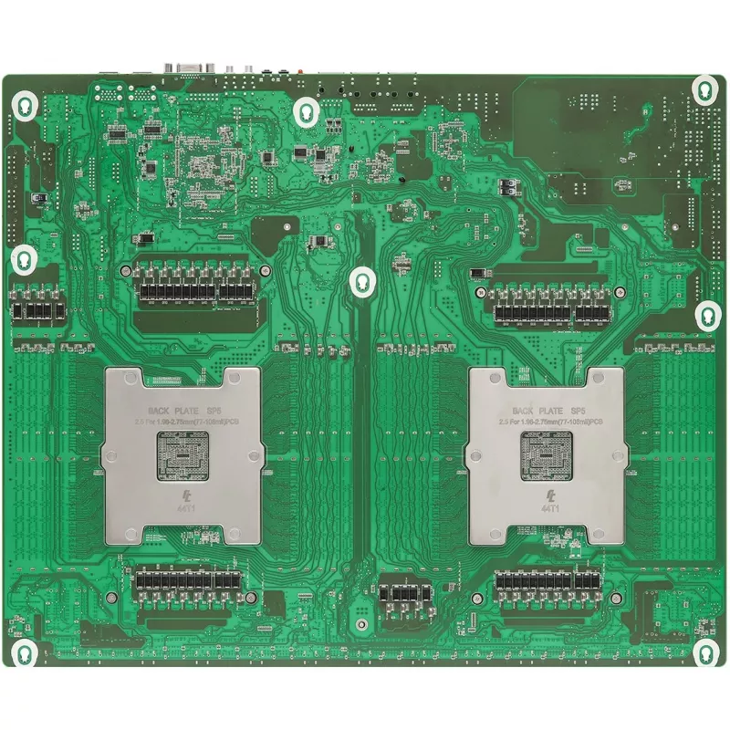 Pagrindinė plokštė ASRock GENOA2D24G-2L+ – AMD SoC, lizdas SP5, ATX, 24x DDR5 DIMM, iki 12,3 TB, 2x GbE