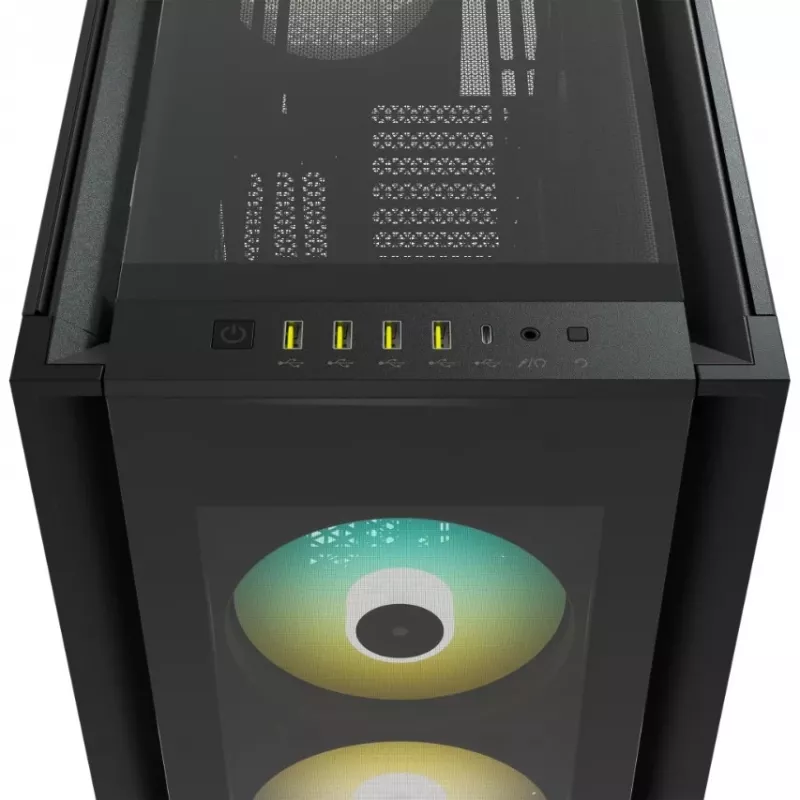 PC korpusas Corsair iCUE 7000X RGB Full Tower juodas