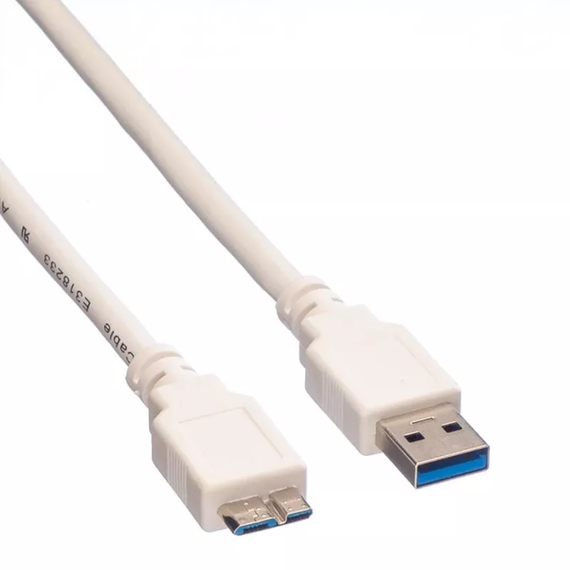 USB 3.0 laidas A - Micro B M/M 0,8 m 11.99.8873 VALUE