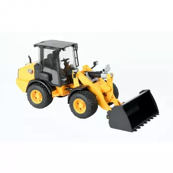 Bruder 02485 CAT kompaktiškas šarnyrinis krautuvas, žaislinė transporto priemonė, plastikinė