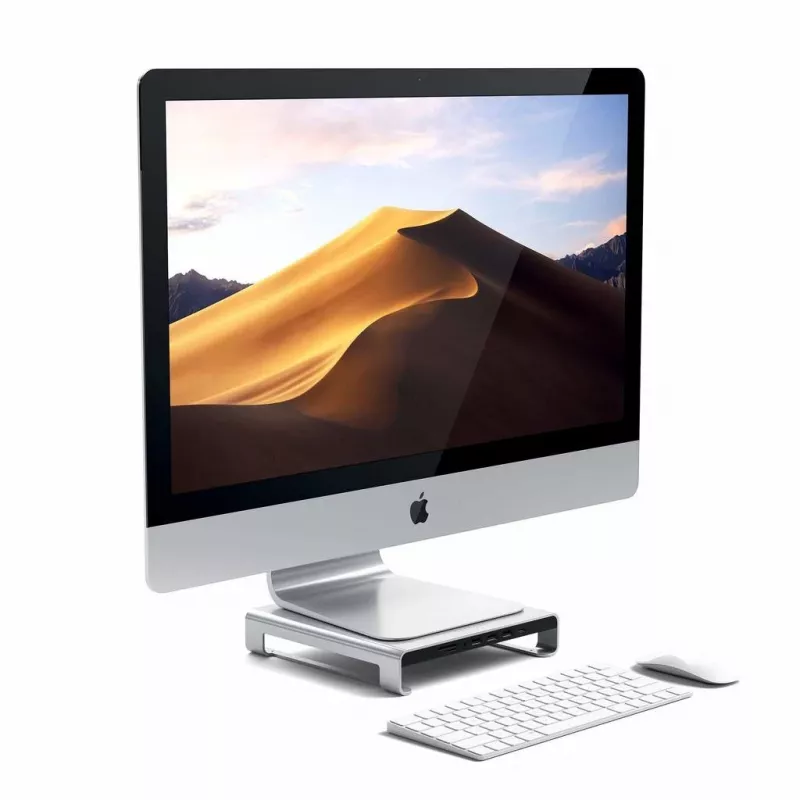 Stovas su USB stotele Satechi ST-AMSHS USB 3.2 Gen 1 Type-C sidabrinis