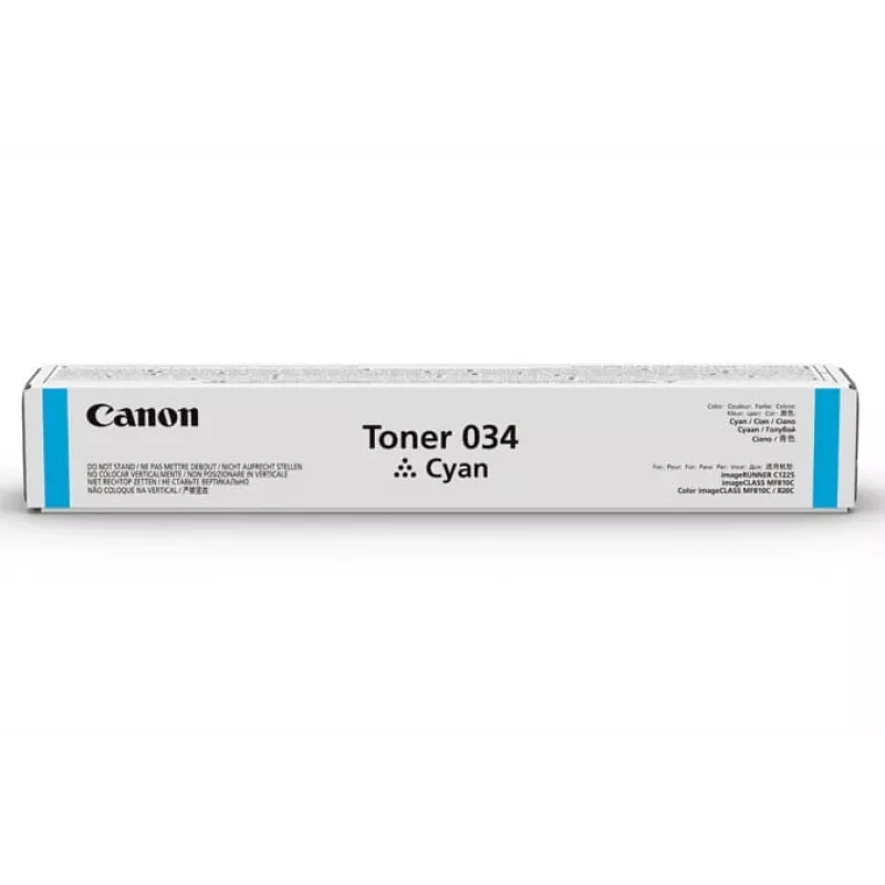 Canon 034 originalus toneris – Cyan (mėlyna), 1 vnt.