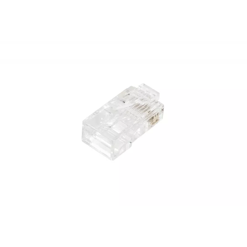 DIGITUS RJ45 modulinis kištukas (8P8C) su praėjimu, CAT 5e, neekranuotas, AWG 26-24, 100 vnt. (X-ML-5U-EZ)