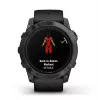 Išmanusis laikrodis GARMIN epix Pro (Gen 2) – 1,4 colio AMOLED 454×454, 32 GB, GPS, Wi‑Fi, Bluetooth, 51 mm korpusas, 98 g, juodas silikonas