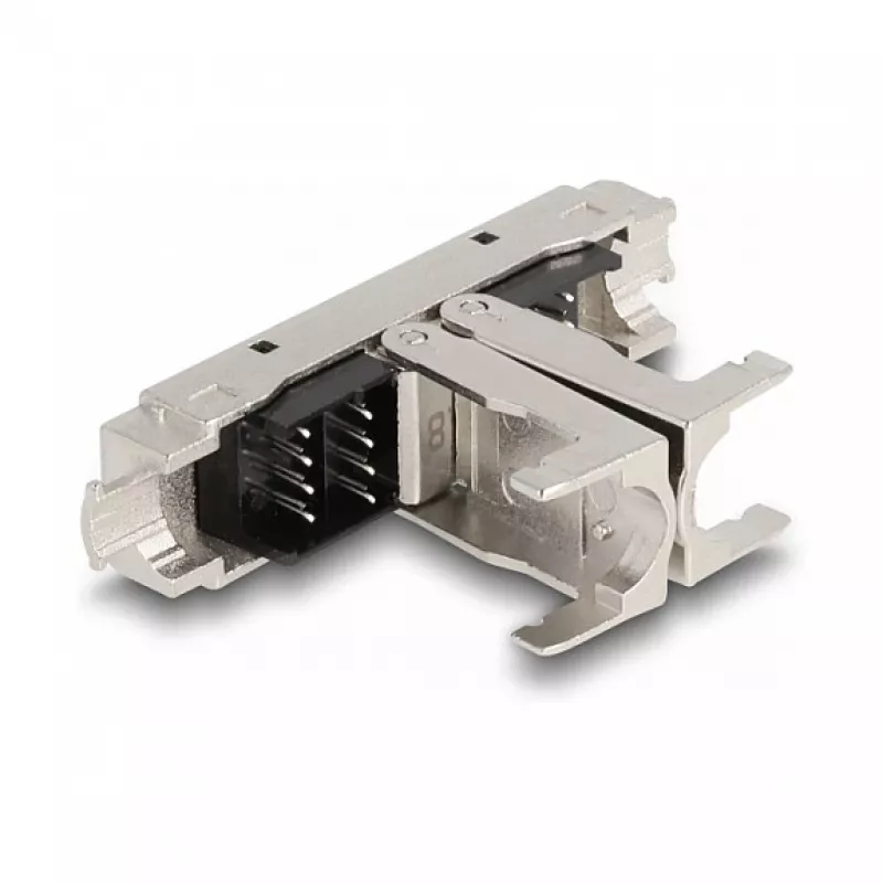 DeLOCK RJ45 jungtis LSA į LSA Cat.8.1 be įrankių juoda