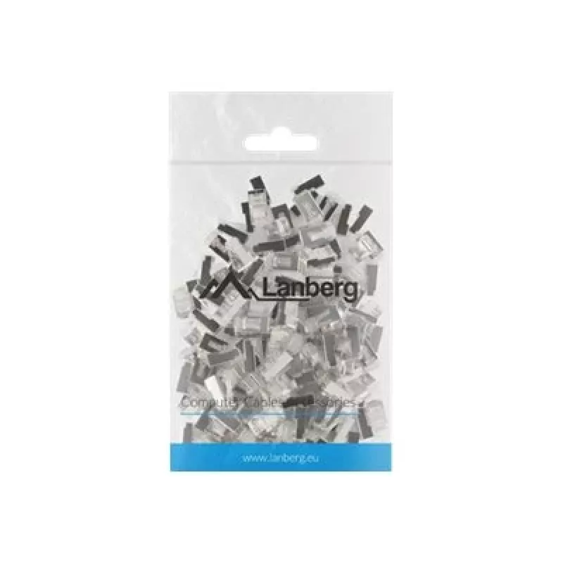 Lanberg PLS-5000 RJ-45 kištukas, nerūdijantis plienas, skaidrus (PLS-5000)