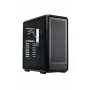 PC korpusas Cooler Master MasterFrame 500 Mesh – juodas su permatomu šonu, ATX/EATX, 2x200 mm priekyje, 1x120 mm gale
