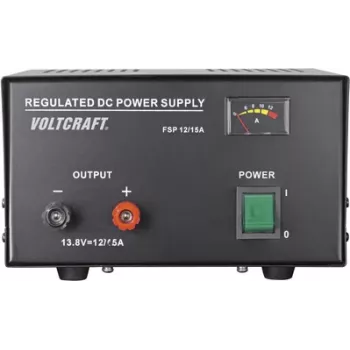 Laboratorinis nuolatinės srovės maitinimo šaltinis Voltcraft FSP-11312 – 13,8 V, 12 A, 165 W