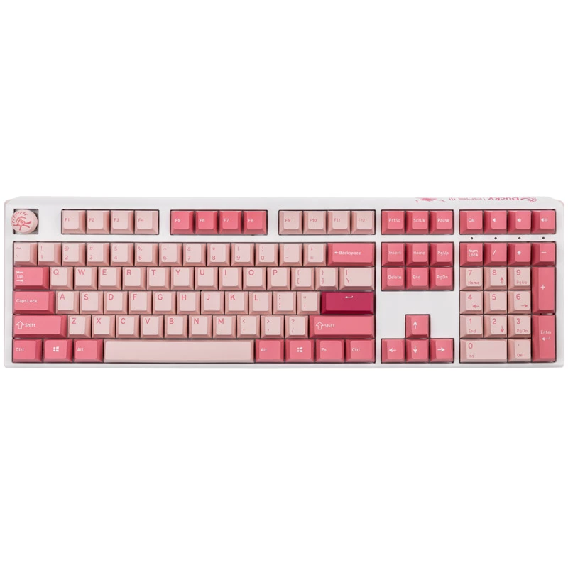 Ducky One 3 klaviatūra žaidimams USB QWERTY anglų rožinė