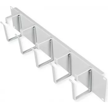 Pataisų skydas ROLINE 19 colių 2 U pilkas plieninis 480x85x80 mm