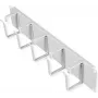 Pataisų skydas ROLINE 19 colių 2 U pilkas plieninis 480x85x80 mm