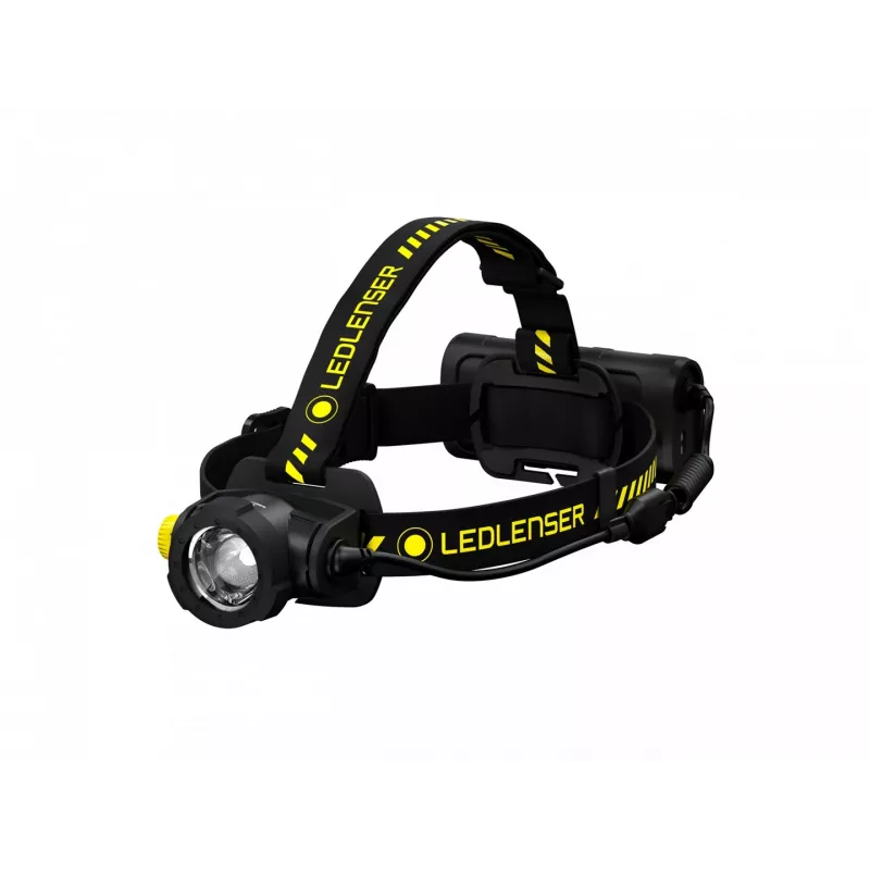 Priekinė lemputė ant galvos Led Lenser H15R Work Juoda Geltona