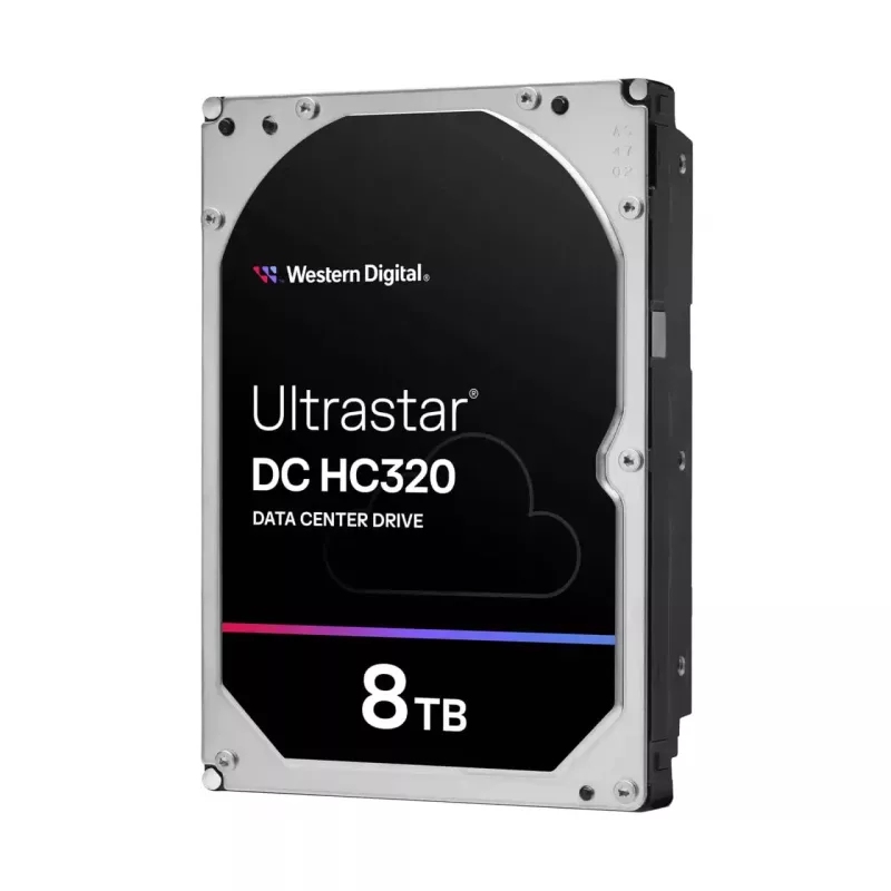 Vidinis 3,5 colio SAS kietasis diskas Western Digital Ultrastar DC HC320 8 TB, 7200 aps/min, 12 Gbit/s, 256 MB talpykla