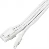 Prailginimo laidas maitinimo šaltiniui SILVERSTONE PCIe 8 kontaktų SST-PP07E-PCI8W-V2 30 cm baltas