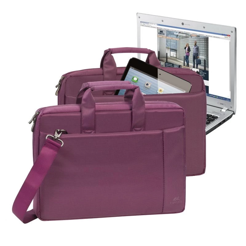 Rivacase 8231 39.6 cm (15.6) Messenger kuprinė Violetinė
