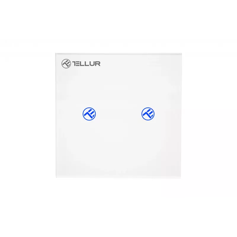 Išmanusis WiFi jungiklis Tellur SS2N — 2 kanalai, 1800 W bendra apkrova, 10 A kanalui