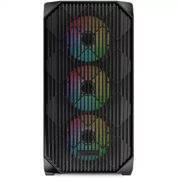 Sharkoon MK3 RGB Micro Tower korpusas juodas