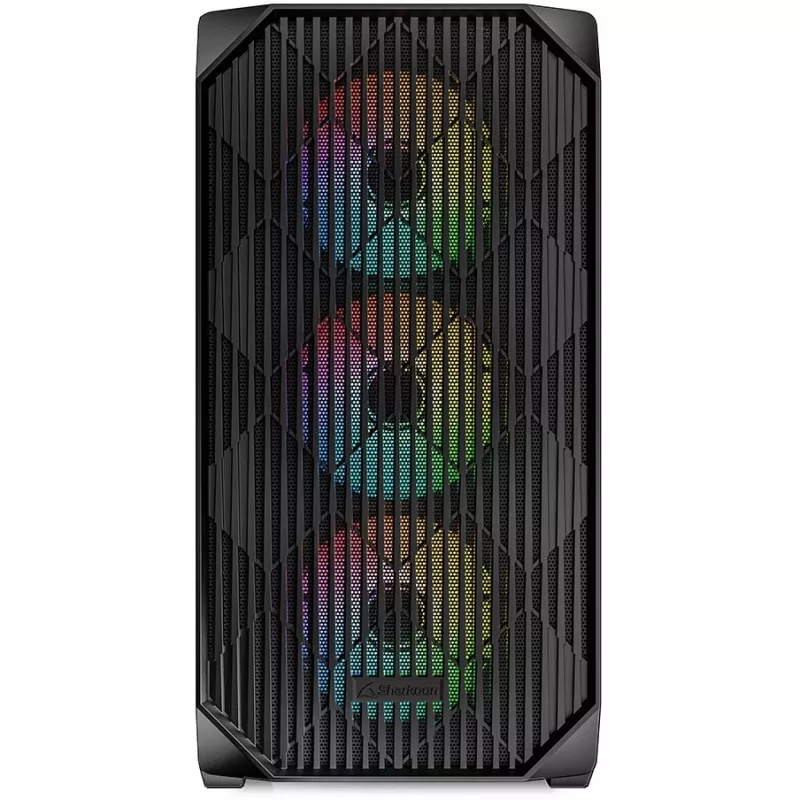Sharkoon MK3 RGB Micro Tower korpusas juodas