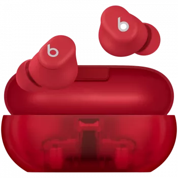 Beats Solo Buds – Belaidės ausinės – Skaidriai raudona, Model A3151 A3150 A3152