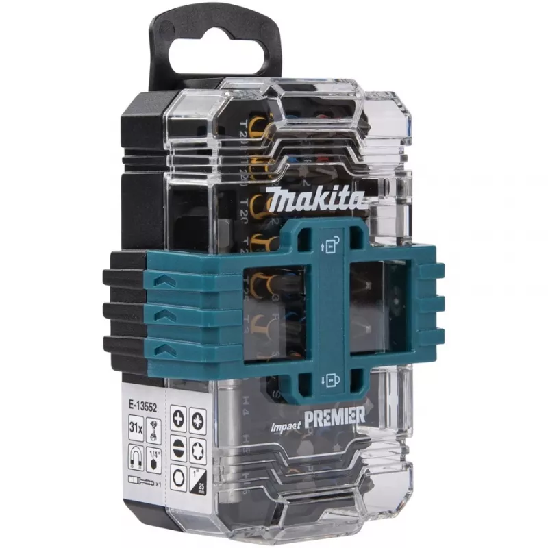 Makita Impact Premier sukimo antgalių rinkinys, 31 vnt. (E-13552)