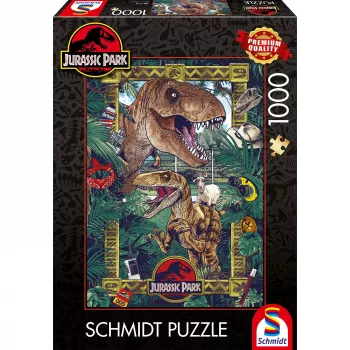 Dėlionė Schmidt Spiele Jurassic Park – Dinozaurų amžius, 1000 dalių, 58579