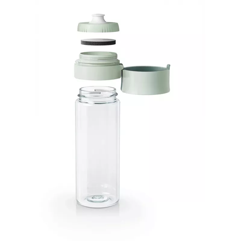 Daugkartinio naudojimo vandens butelis BRITA Fill&Go Vital 600 ml su įmontuotu MicroDisc filtru, Žalias
