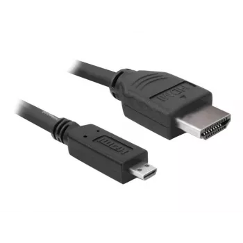 DeLOCK HDMI laidas 3 m - Micro-HDMI (M) - HDMI (M) - 32 AWG (82663)