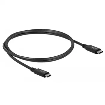 Delock USB-C (vyriškas) į USB-C (vyriškas) laidas – USB4 / Thunderbolt 3 / DisplayPort – 20 V – 5 A – 80 cm – palaiko Power Delivery 3.0, 8K 60 Hz (7680 x 4320)