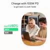 Laidas USB-C-USB-C PowerStream 100W pintas 1,2m baltas