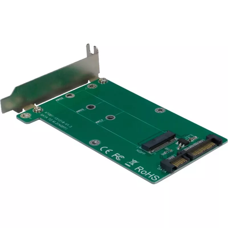 Inter-Tech KT001B M.2 į SATA III adapterio kortelė