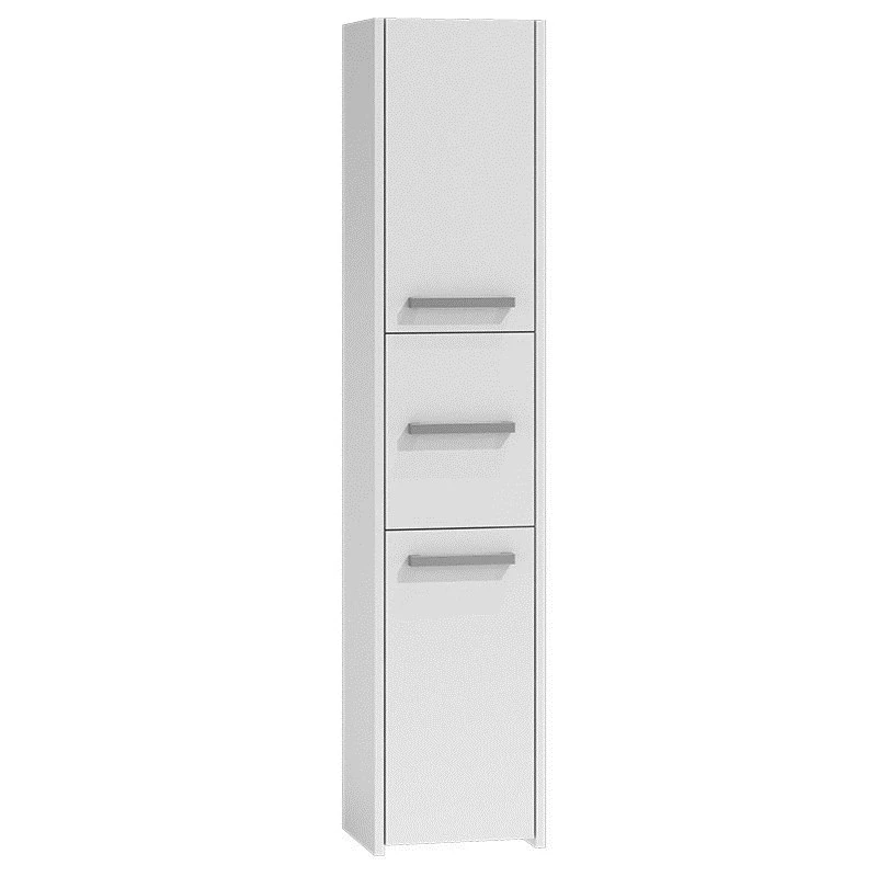 Vonios spintelė laisvai pastatoma Top e shop S43 BIEL – 6 lentynų, 400×300×1700 mm, balta