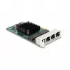 DeLOCK PCI Express x4 kortelė 4 x RJ45 Gigabit LAN BCM pilka