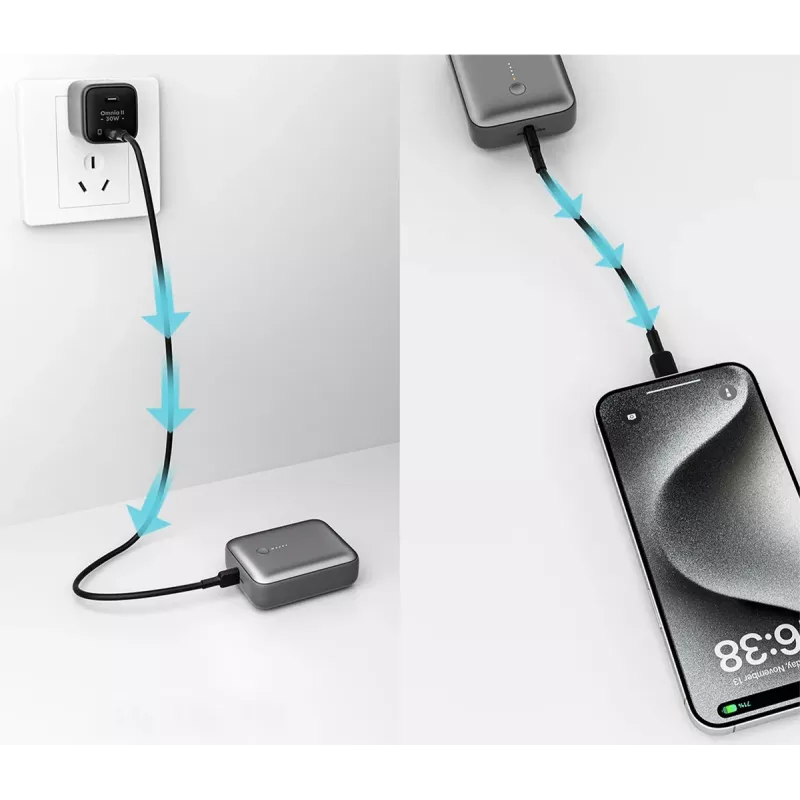 AUKEY 157000 Power Bank 10000 mAh Pilka