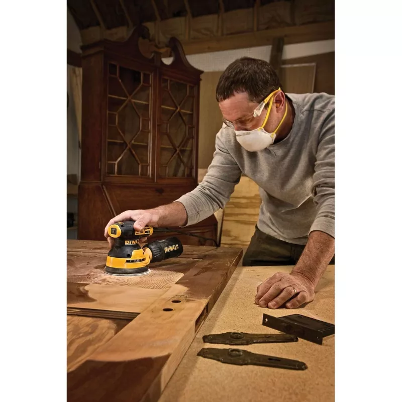 Orbitalinis šlifuoklis DeWalt DWE6423-QS, 280 W, 8000–12000 OPM, 2,6 mm orbita, 1,28 kg