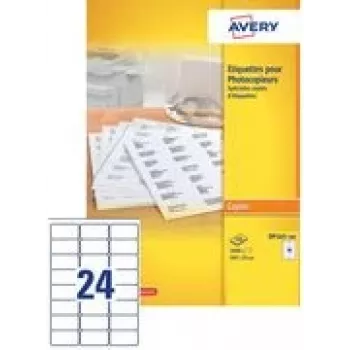 Lipnios etiketės Avery Laser Labels baltos 105 x 58 mm DPS10 1000 vnt.