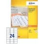 Lipnios etiketės Avery Laser Labels baltos 105 x 58 mm DPS10 1000 vnt.