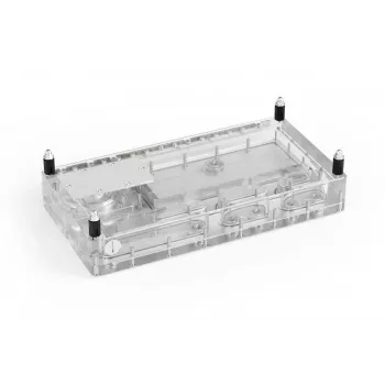 Alphacool 13832 Distro plokštė skaidrus akrilas 145 mm x 280 mm x 42 mm