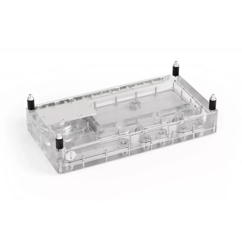 Alphacool 13832 Distro plokštė skaidrus akrilas 145 mm x 280 mm x 42 mm