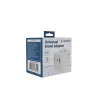 Kelioninis maitinimo adapteris GEMBIRD TPA-1A2C20-01-W — 20 W, USB-A (18 W) + 2× USB-C (20 W), E tipo kištukas, baltas