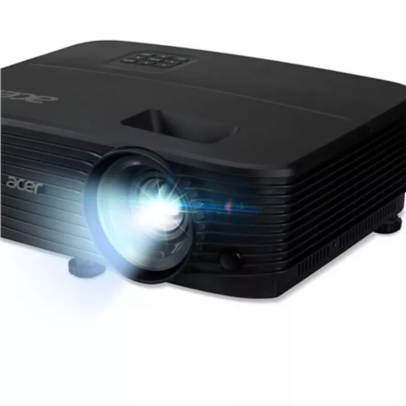 Projektorius Acer X1229HP – DLP, XGA (1024x768), 4800 ANSI liumenų, 210 W lempa, juodas, 2,4 kg