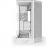 PC korpusas NZXT H9 Flow Midi Tower Baltas — ATX/EATX/Micro ATX/Mini-ITX, 3x140mm priekyje, 1x120mm gale, 2x3,5 colio ir 6x2,5 colio vietos, grūdintas stiklas