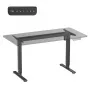 Ergo Office elektrinis reguliuojamo aukščio stalas, maks. aukštis 1160mm, maks. apkrova 80kg, be stalviršio, juodas, ER-400 B