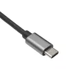 Akyga AK-AD-65 USB-C – Gigabit Ethernet tinklo adapteris, RJ45, 15 cm, sidabrinis