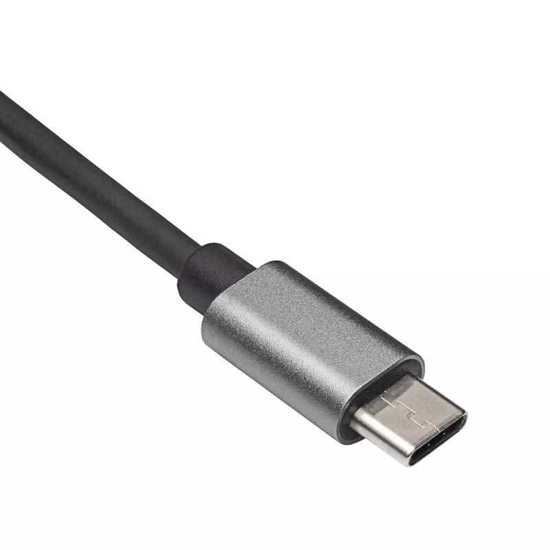 Akyga AK-AD-65 USB-C – Gigabit Ethernet tinklo adapteris, RJ45, 15 cm, sidabrinis